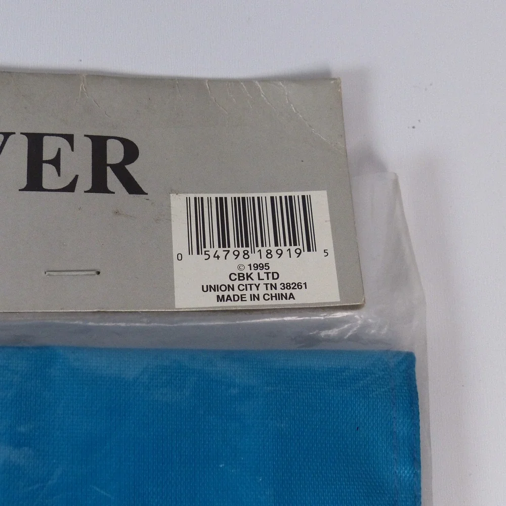CBK Sailboat Mailbox Cover Vintage 1994 Nautical Banner Decor 18x20 Neon 90s NOS